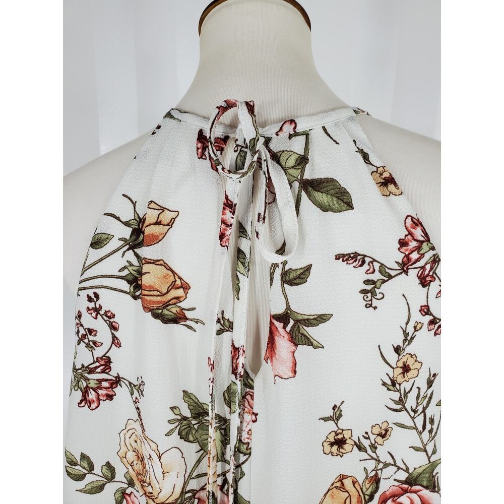 BLUE RAIN Women's Floral Print Sleeveless Top Sz S - Picture 7 of 9